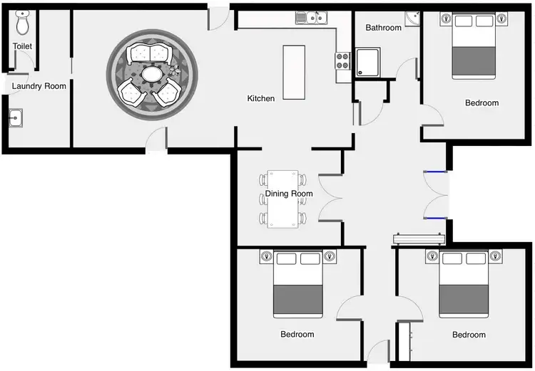 Floorplan of Homely house listing, 66 Stewart Road, Red Cliffs VIC 3496