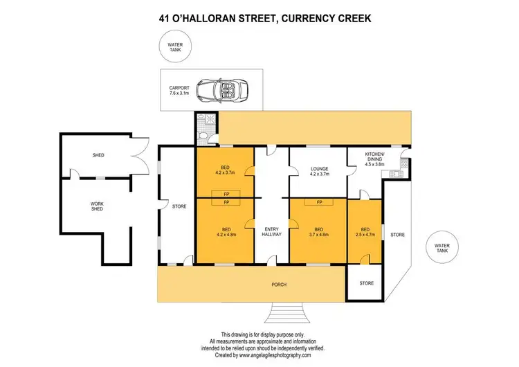 Floorplan of Homely house listing, 41 O'Halloran Street, Currency Creek SA 5214