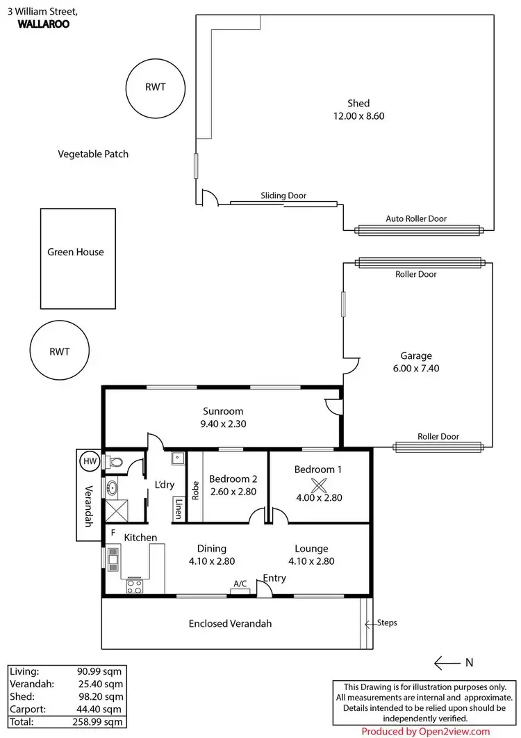 Floorplan of Homely house listing, 3 William Street, Wallaroo SA 5556