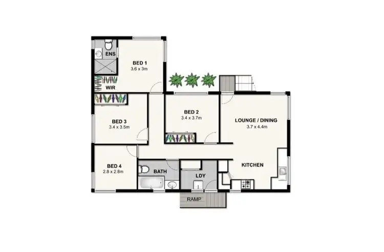 Floorplan of Homely house listing, 213 Wardell Street, Enoggera QLD 4051