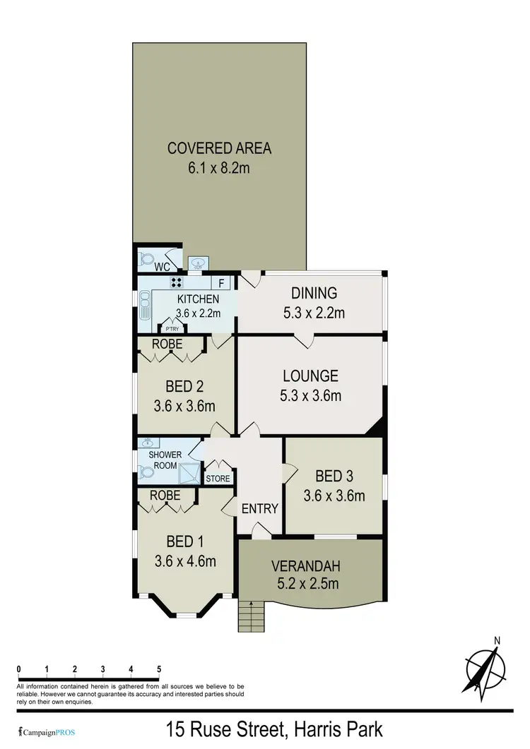 Floorplan of Homely house listing, 15 Ruse Street, Harris Park NSW 2150