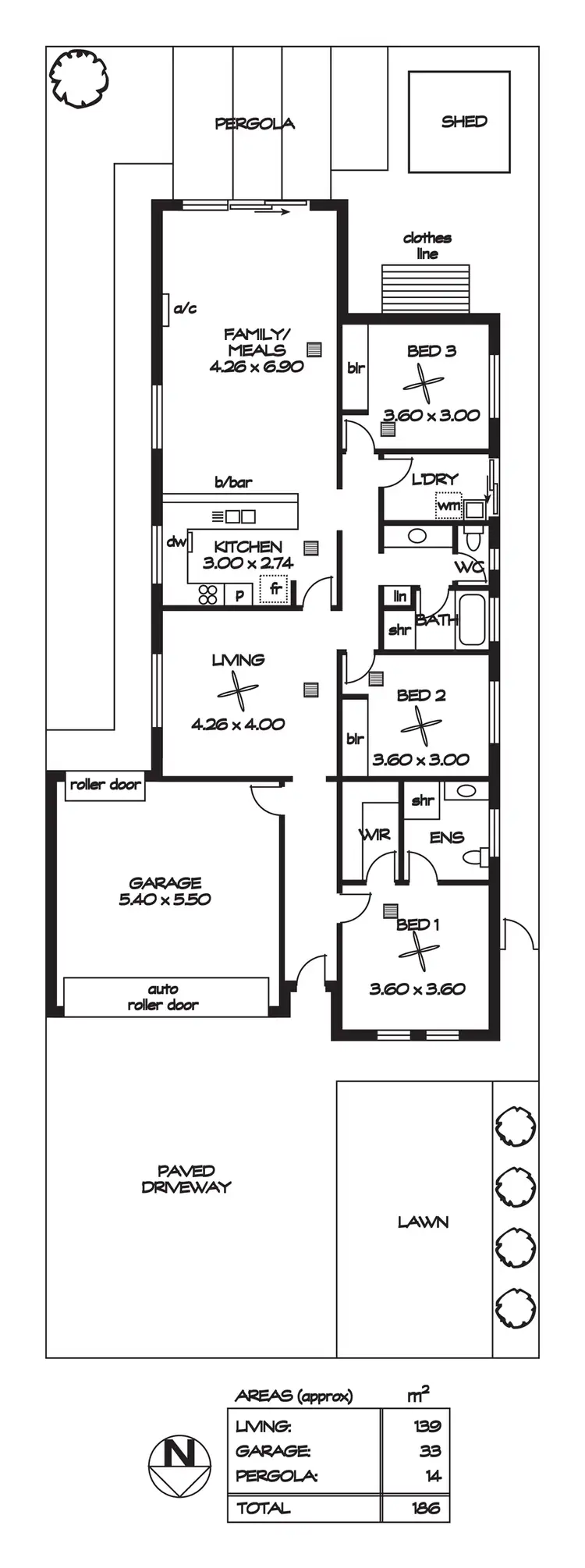Floorplan of Homely house listing, 12 Napoleon Court, Paralowie SA 5108