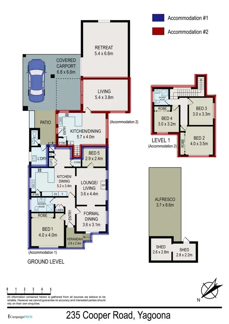 Floorplan of Homely house listing, 235 Cooper Road, Yagoona NSW 2199