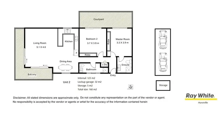 Floorplan of Homely apartment listing, 2/1 Bembridge Street, Carlton NSW 2218