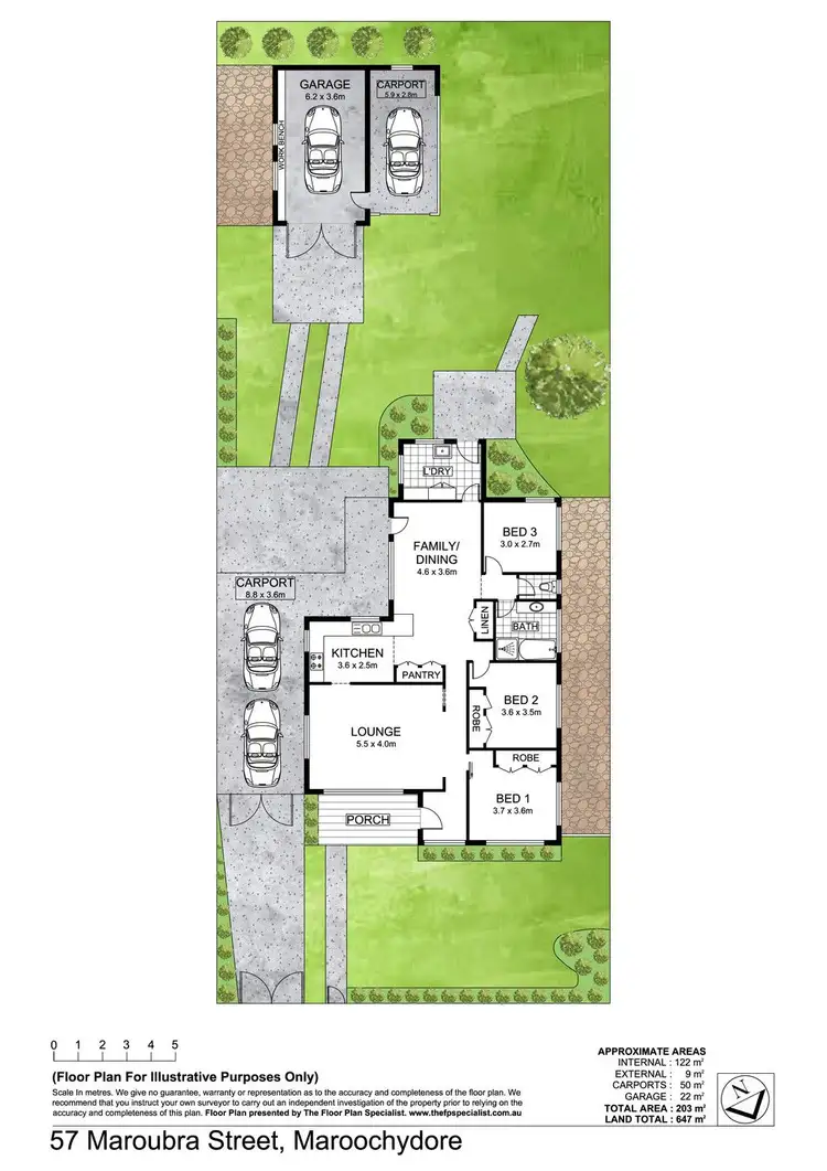 Floorplan of Homely house listing, 57 Maroubra Street, Maroochydore QLD 4558