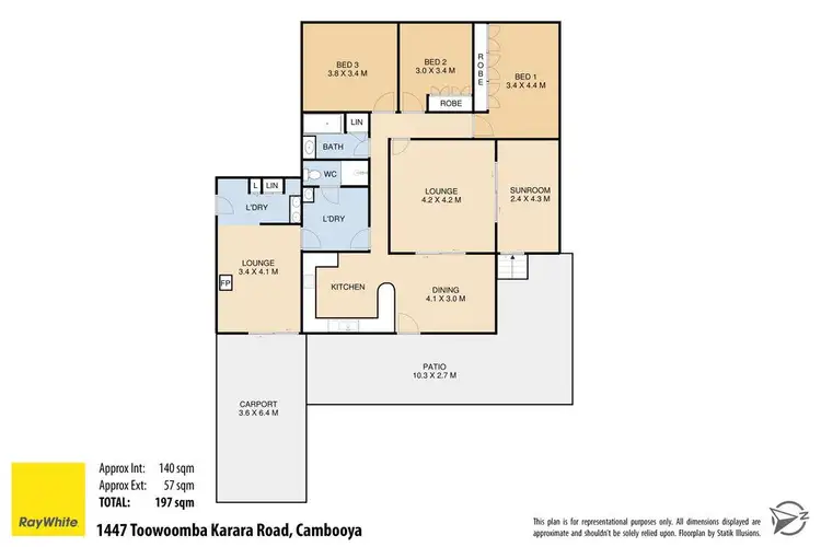 Floorplan of Homely rural property listing, 1447 Toowoomba-Karara Road, Cambooya QLD 4358