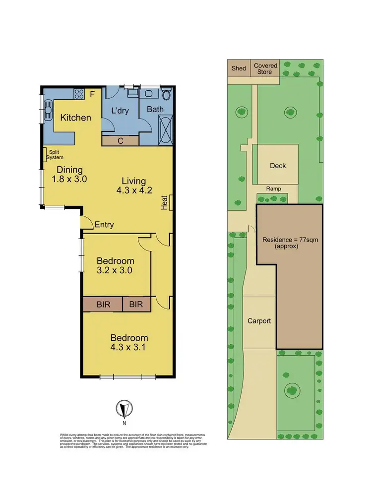 Floorplan of Homely house listing, 1/2 Grevillea Court, Forest Hill VIC 3131