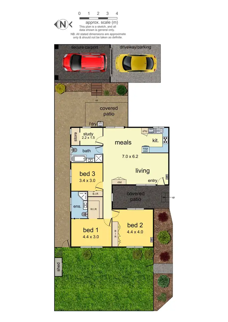 Floorplan of Homely townhouse listing, 1/6 Acton Street, Mount Waverley VIC 3149