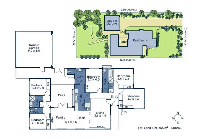 Floorplan of Homely house listing, 18 Purches Street, Mitcham VIC 3132