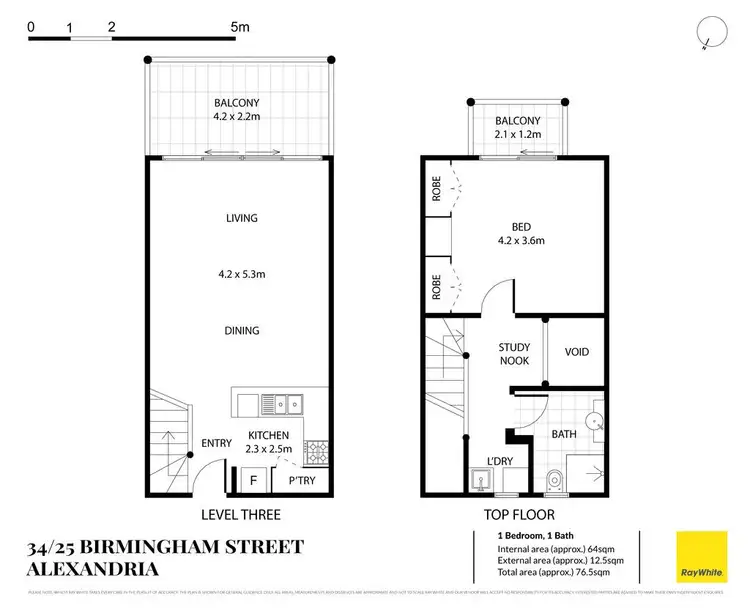 Floorplan of Homely apartment listing, 34/25 Birmingham Street, Alexandria NSW 2015