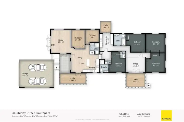Floorplan of Homely house listing, 46 Shirley Street, Southport QLD 4215