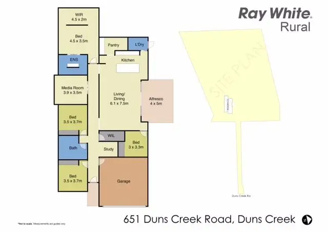 Floorplan of Homely rural property listing, 651 Duns Creek Road, Duns Creek NSW 2321