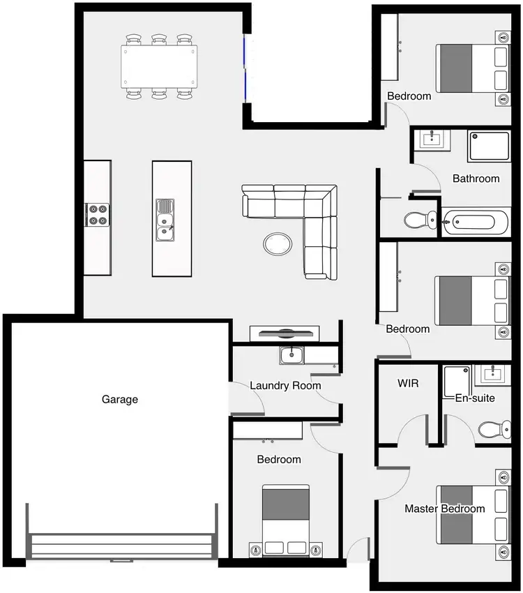 Floorplan of Homely house listing, 64 Ellswood Crescent, Mildura VIC 3500