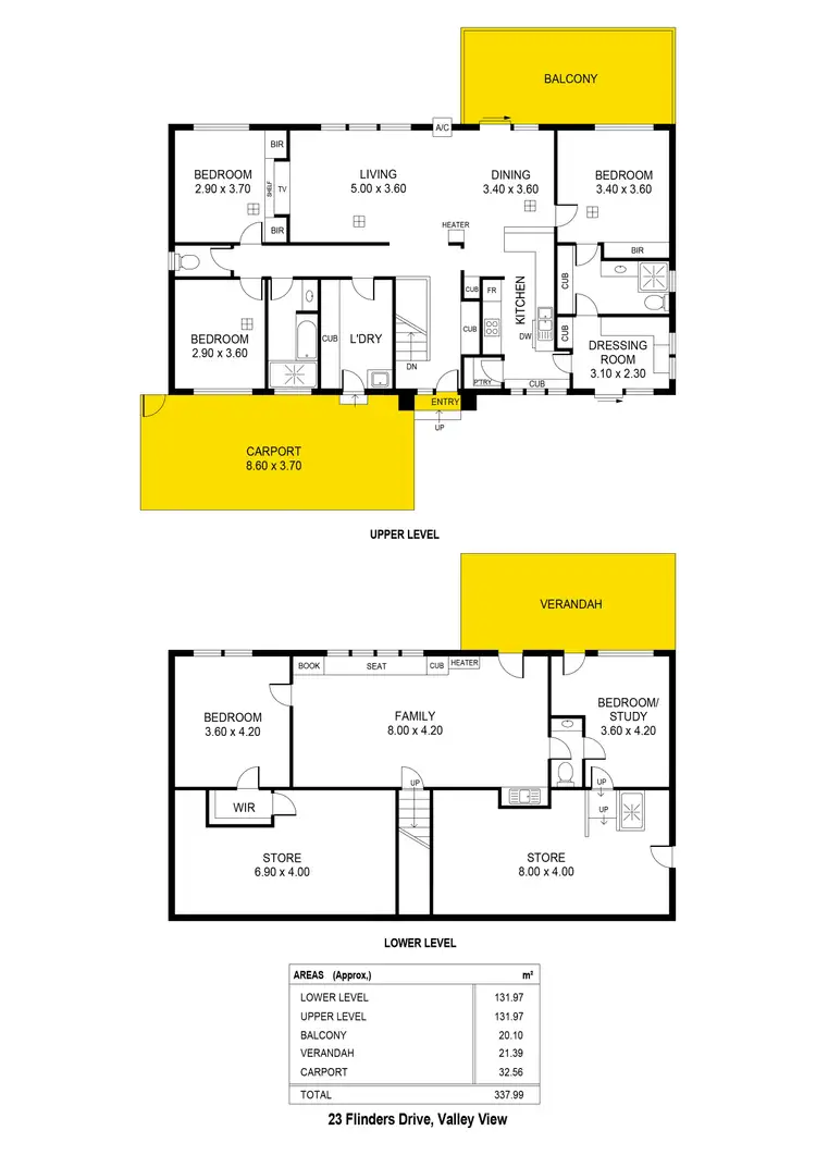 Floorplan of Homely house listing, 23 Flinders Drive, Valley View SA 5093