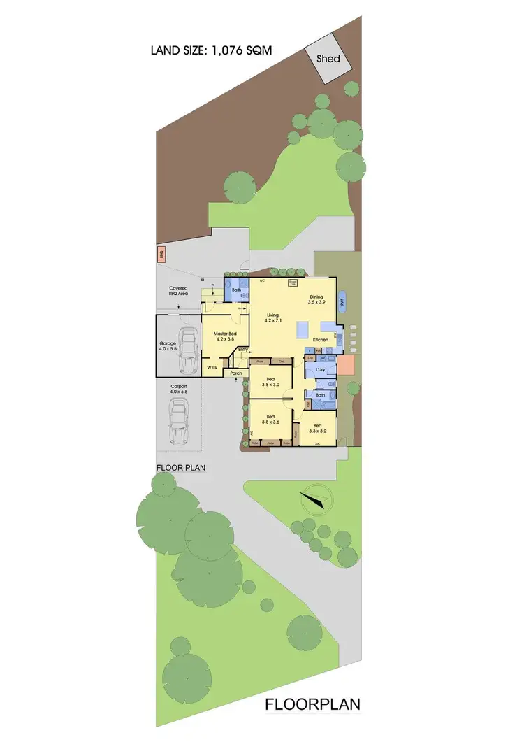 Floorplan of Homely house listing, 19 Coolaroo Avenue, Hurstbridge VIC 3099