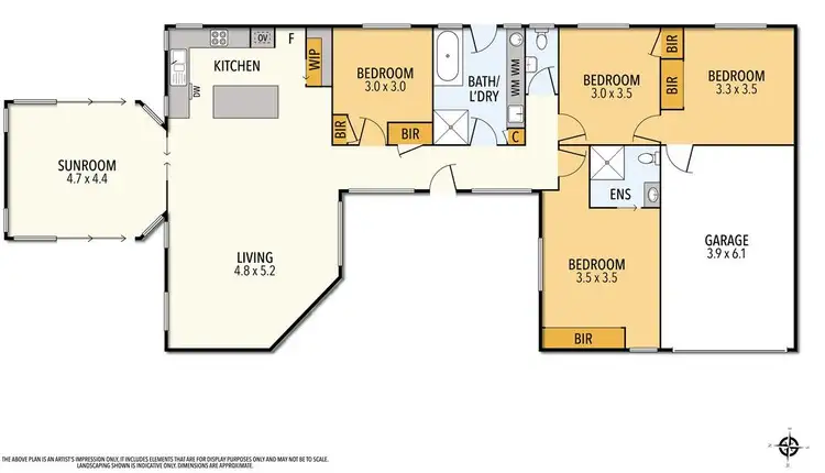 Floorplan of Homely house listing, 1/6 Carisbrooke Court, Cowes VIC 3922