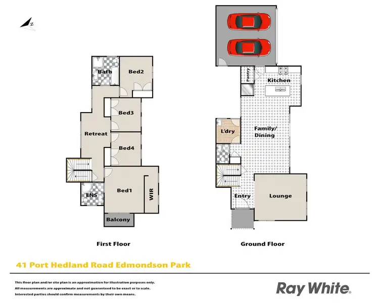 Floorplan of Homely house listing, 41 Port Hedland Road, Edmondson Park NSW 2174