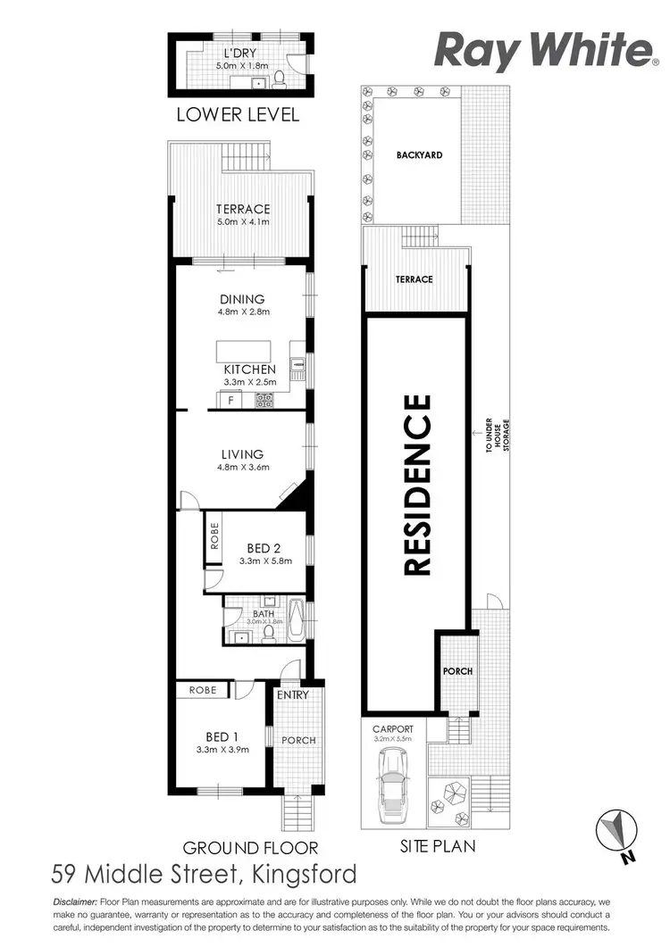Floorplan of Homely house listing, 59 Middle Street, Kingsford NSW 2032
