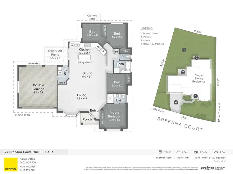 Floorplan of Homely house listing, 29 Breeana Court, Mudgeeraba QLD 4213