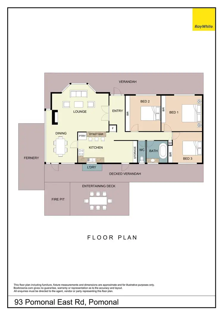 Floorplan of Homely rural property listing, 93 Pomonal East Road, Pomonal VIC 3381