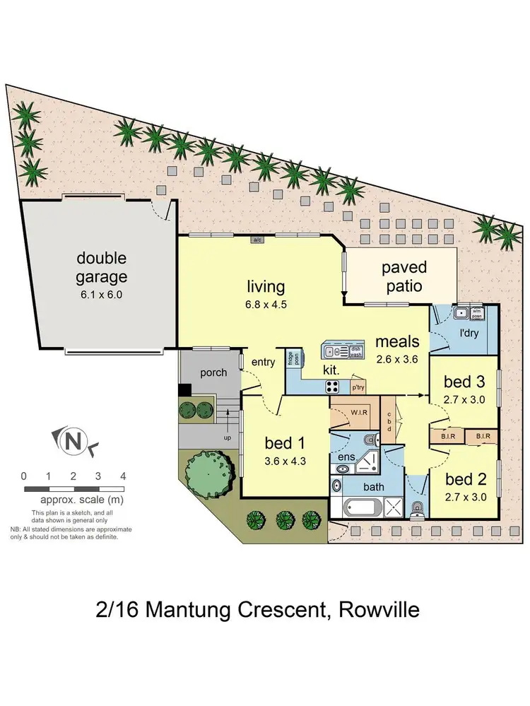 Floorplan of Homely house listing, 2/16 Mantung Crescent, Rowville VIC 3178