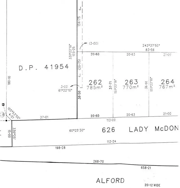 Floorplan of Homely land listing, 11 Lady McDonald Drive, Wallaroo SA 5556