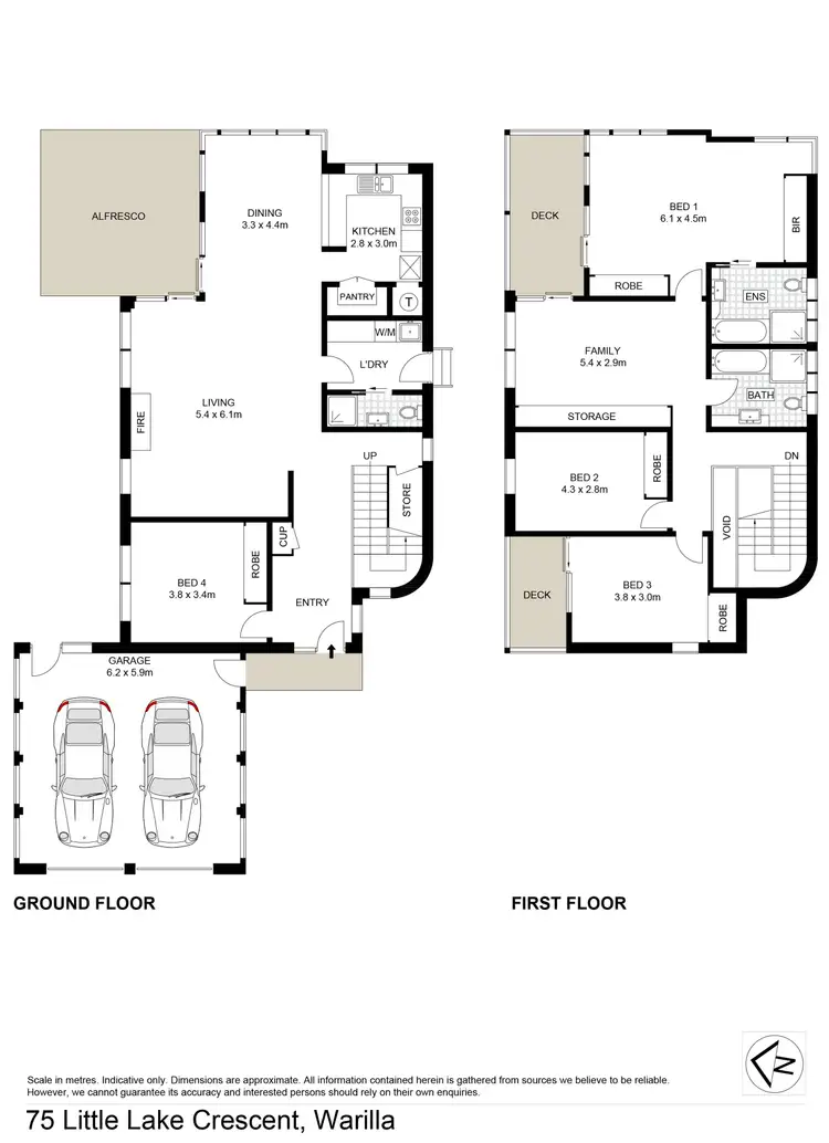 Floorplan of Homely house listing, 75 Little Lake Crescent, Warilla NSW 2528