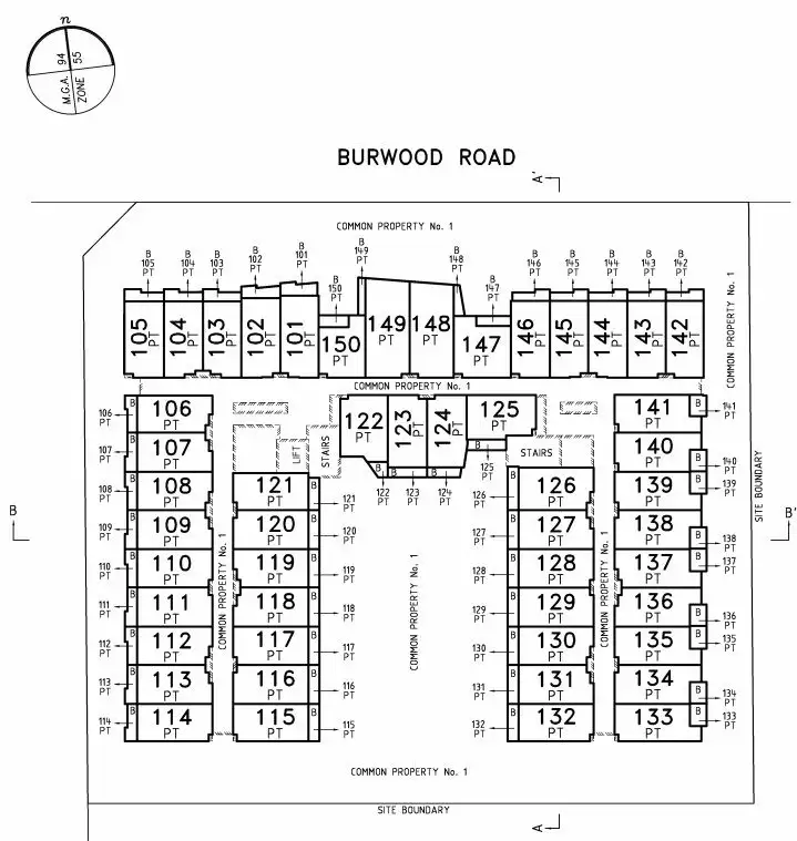 Floorplan of Homely apartment listing, 114 & 102/386 Burwood Highway, Burwood VIC 3125
