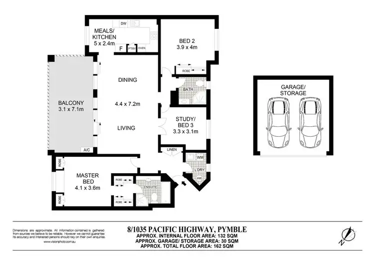 Floorplan of Homely apartment listing, 8/1035 Pacific Highway, Pymble NSW 2073