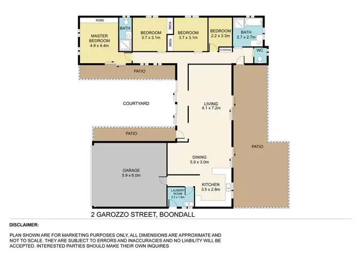 Floorplan of Homely house listing, 2 Garozzo Street, Boondall QLD 4034
