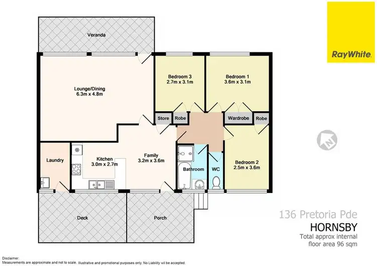 Floorplan of Homely house listing, 136 Pretoria Parade, Hornsby NSW 2077