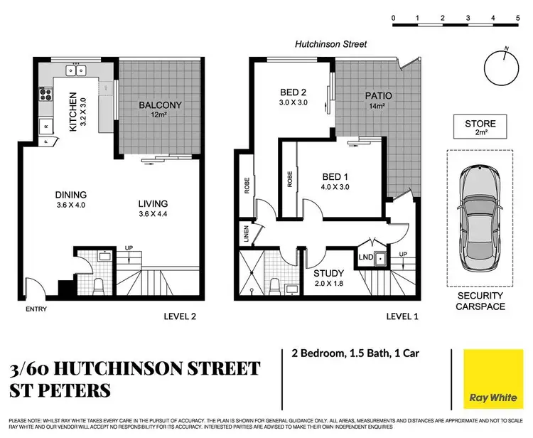 Floorplan of Homely apartment listing, 3/60 Hutchinson Street, St Peters NSW 2044