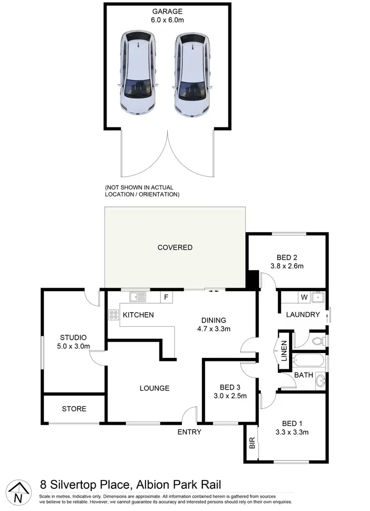 Floorplan of Homely house listing, 8 Silvertop Place, Albion Park Rail NSW 2527