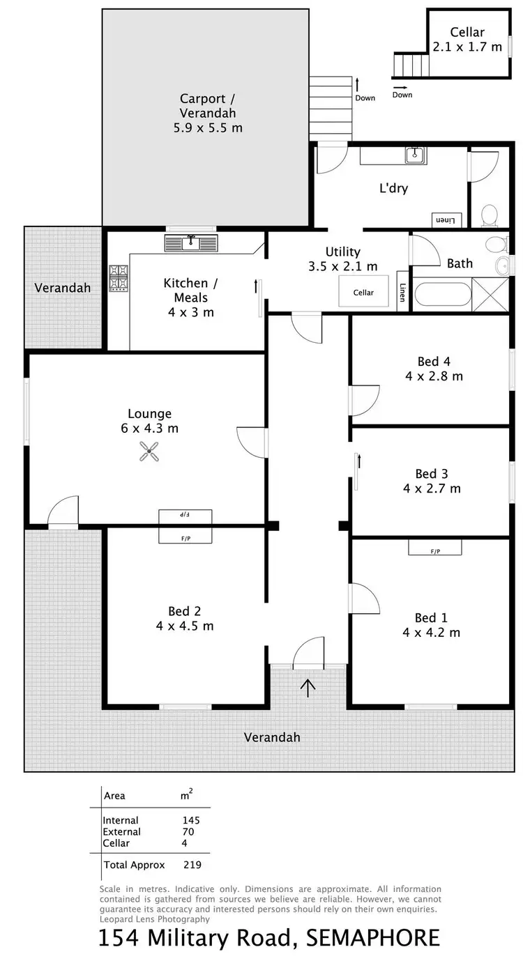 Floorplan of Homely house listing, 154 Military Road, Semaphore SA 5019