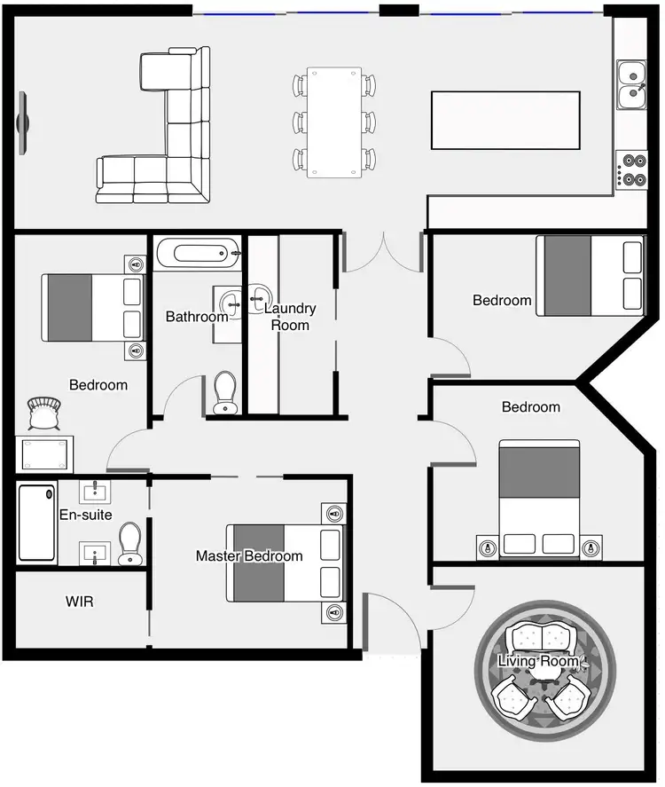 Floorplan of Homely house listing, 9 Rose Street, Mildura VIC 3500