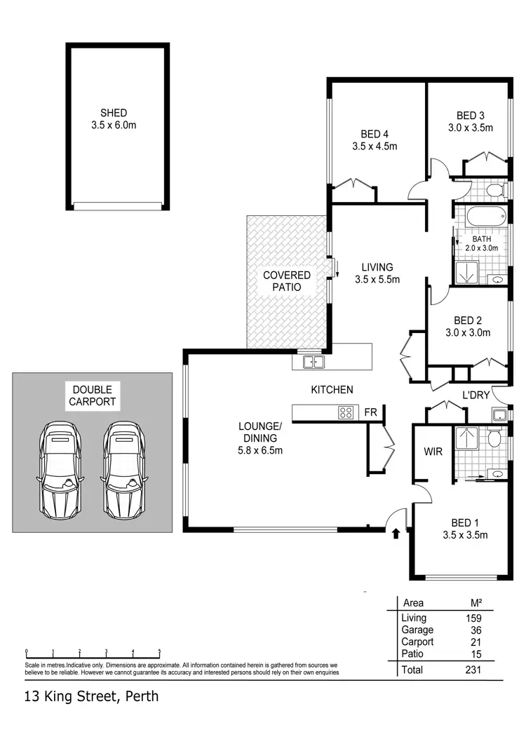 Floorplan of Homely house listing, 13 King Street, Perth TAS 7300