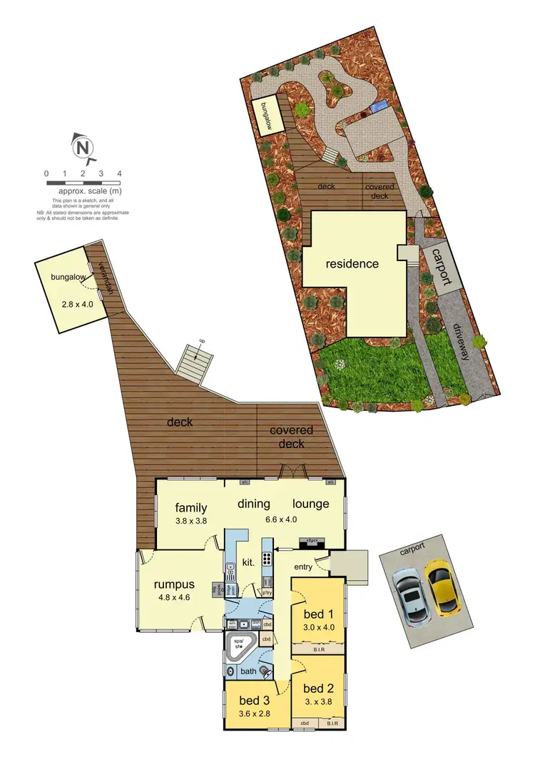 Floorplan of Homely house listing, 5 Birdie Street, Mount Waverley VIC 3149
