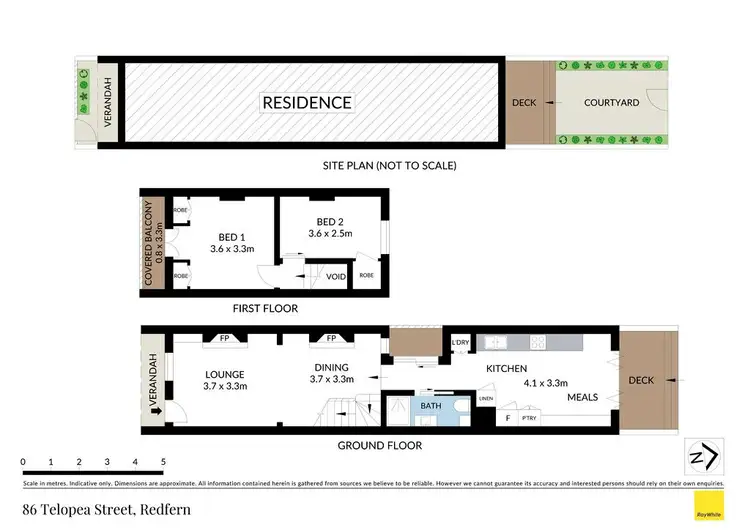 Floorplan of Homely house listing, 86 Telopea Street, Redfern NSW 2016