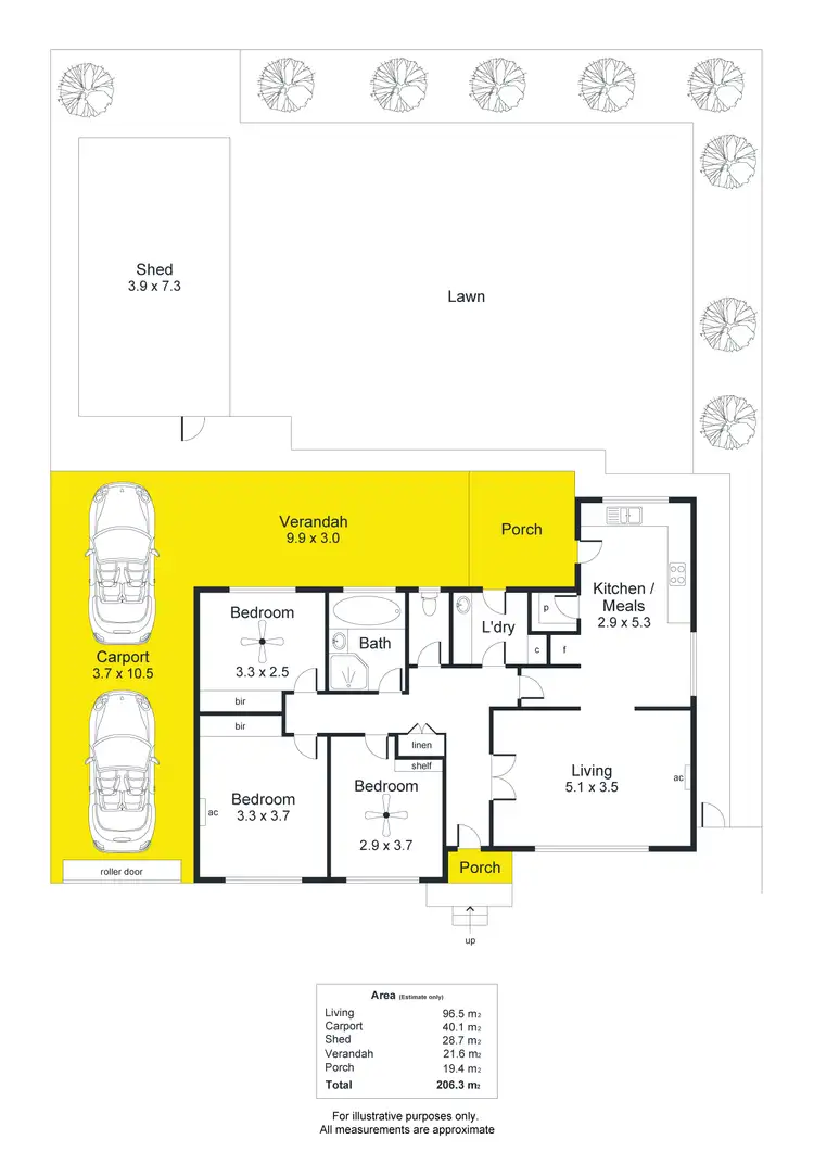 Floorplan of Homely house listing, 9 Evans Street, Ingle Farm SA 5098