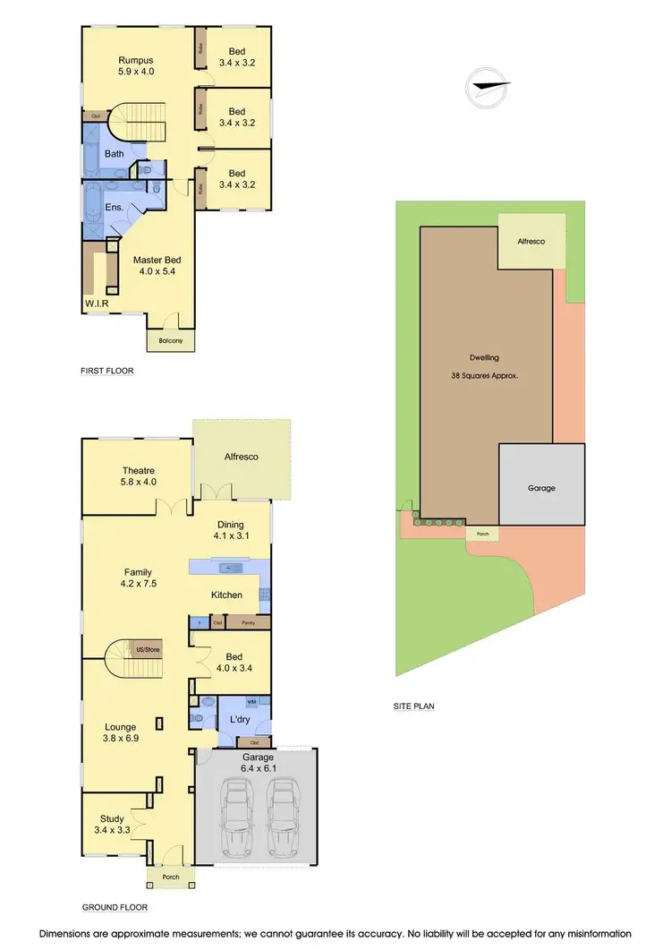 Floorplan of Homely house listing, 7 Ada Street, Rowville VIC 3178