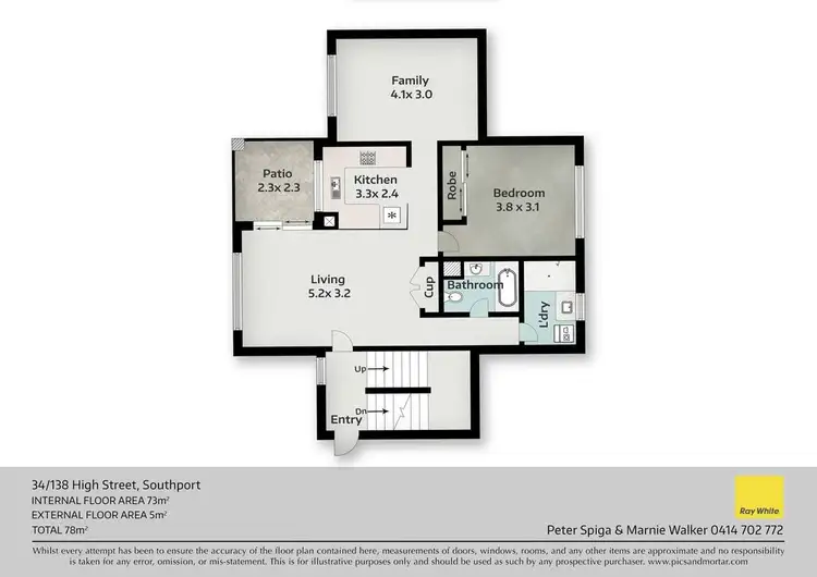 Floorplan of Homely unit listing, 34/138 High Street, Southport QLD 4215