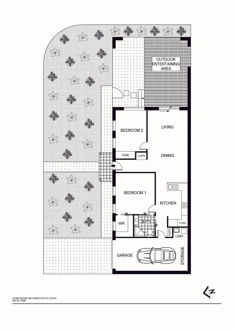 Floorplan of Homely townhouse listing, 16 Castley Circuit, Kambah ACT 2902
