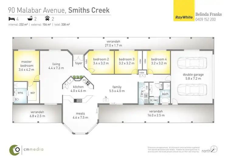 Floorplan of Homely rural property listing, 90 Malabar Avenue, Smiths Creek NSW 2484