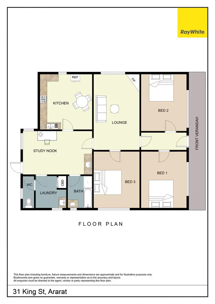 Floorplan of Homely house listing, 31 King Street, Ararat VIC 3377