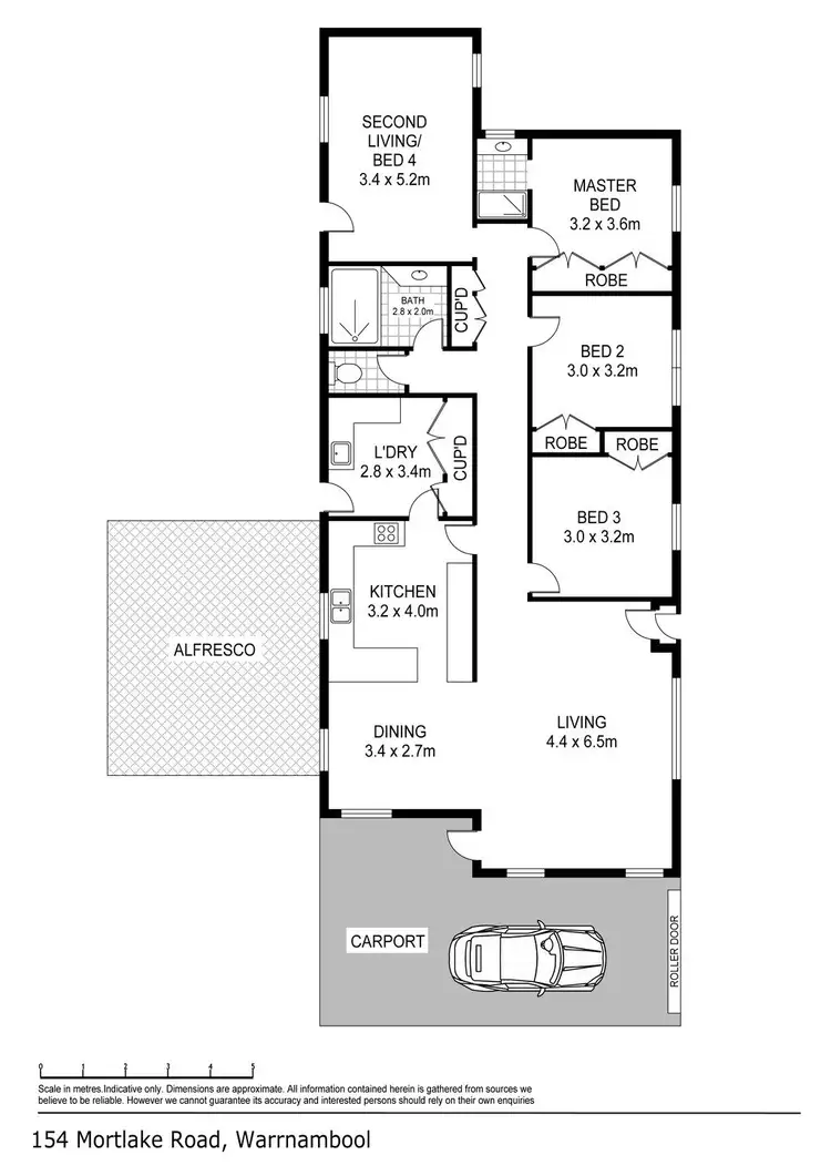 Floorplan of Homely house listing, 154 Mortlake Road, Warrnambool VIC 3280