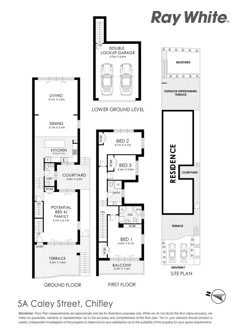 Floorplan of Homely house listing, 5a Caley Street, Chifley NSW 2036