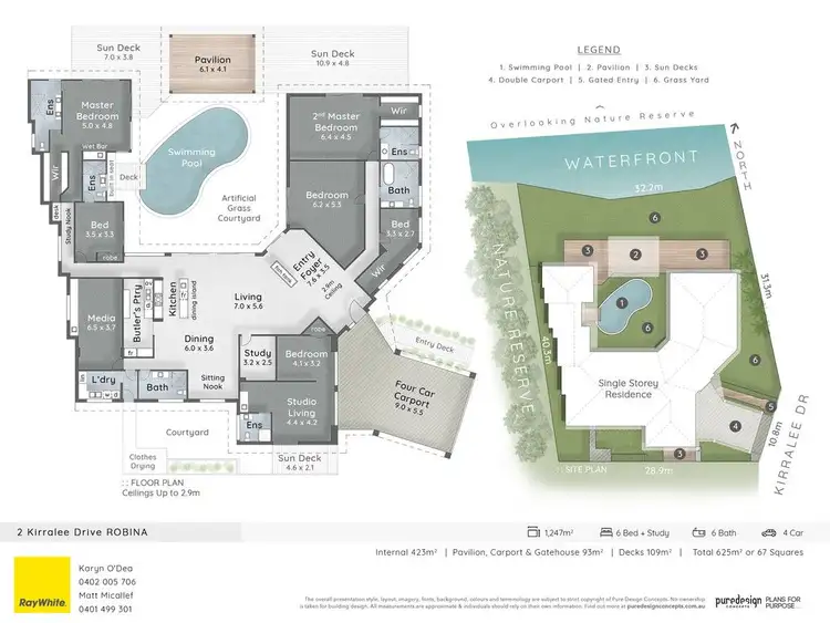 Floorplan of Homely house listing, 2 Kirralee Drive, Robina QLD 4226