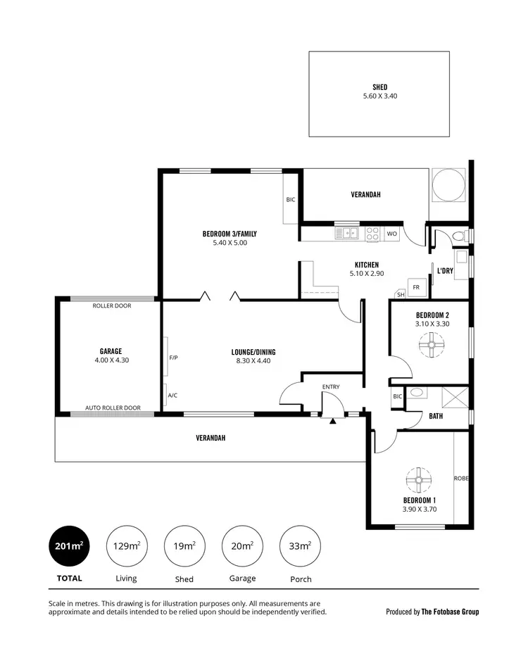 Floorplan of Homely house listing, 28 Fairford Terrace, Semaphore Park SA 5019