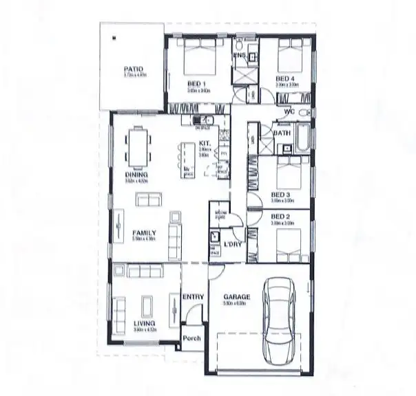 Floorplan of Homely house listing, 2 Wentworth Avenue, Urraween QLD 4655