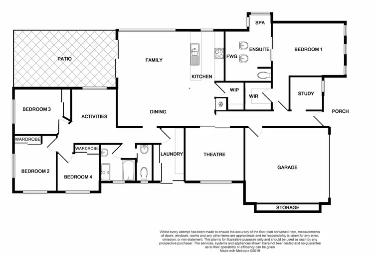 Floorplan of Homely house listing, 13 Osterlund Place, Burdell QLD 4818